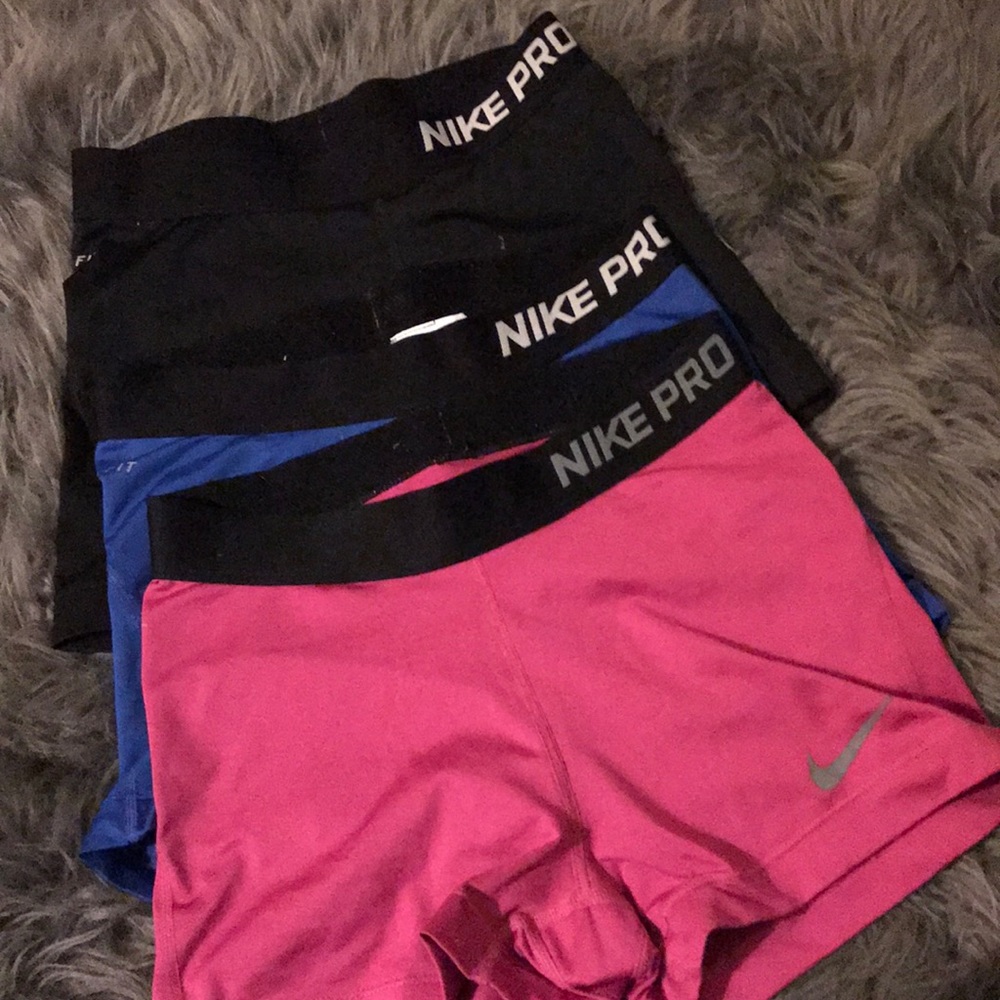 3 Nike Pro Spandex 3” Bundle